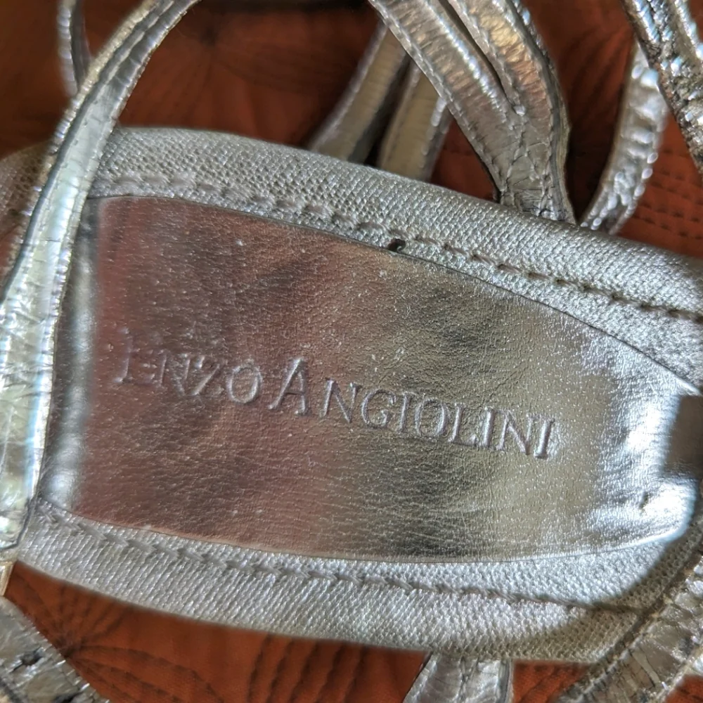 Metallic Silver Sandals - Picture 6 of 7